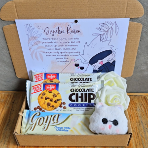 ✨ Jujutsu Kaizen Kawaii Anime Valentines Gift for Girlfriends or Best Friend Giftset Hampers Blue Theme Cute Ready to Gift