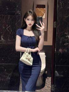 CHANGTONG | Elegant Fitted Sheath Dress 2026 Summer