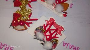 2 PCS JEPITAN RAMBUT EDISI NATAL / JEPIT RAMBUT MERRY CHRISTMAS