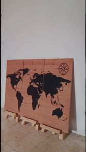 HIASAN DINDING PAJANGAN WALLDECOR DEKORASI POSTER  STIKER TEMPEL TEMBOK KEKINIAN UNIK  AESTHETIC LUCU RUMAH HOME RUANG TAMU KAMAR TIDUR CEWEK COWOK  3D AESTETIK  PETA DUNIA  1SET  HD34