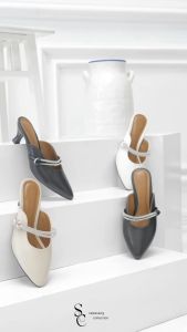 Sepasang Collection Meiko Mules Wanita Heels Hak 5 Cm