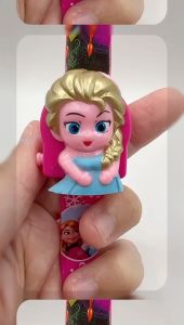 (K44) 3D Frozen Jam Tangan Budak Comel / Disney Cute Fashion Kids Watches