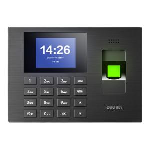 deli | Combined Function Fingerprint Attendance Machine