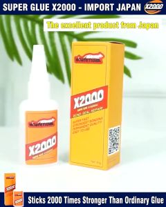 Super Glue X2000 Gam kasut Highly waterproof 2000 Times Stronger Adhesive Super Gam Adheres to All Materials 50g