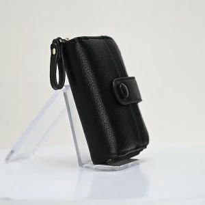 Dompet Kartu Wanita Sufiya Bahan Kulit Premium Aesthetic - Dompet Kulit Cewek Card Holder Import