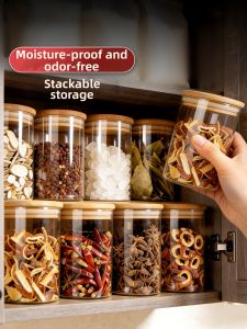 KuaKe | Sealed and Moisture-Proof Glass Spice Container