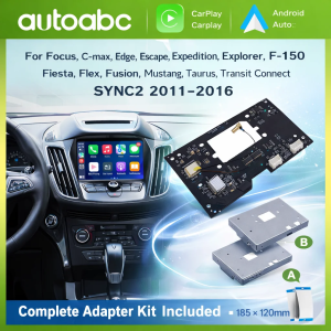 Wireless CarPlay For Ford Explorer Fusion Mondeo Mustang F-150 Fiesta Flex with Sync 2 System Android Auto Mirror Link AirPlay C