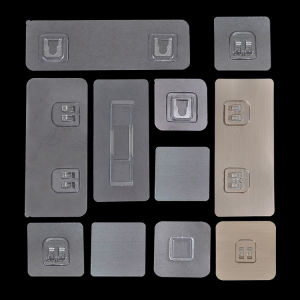 Punch-Free Bathroom Toothbrush Holder Sticker Storage Rack No Trace Patch Wall Mounted Hoy Sticky Hook Tissue Box Sucker Buckle Accessories