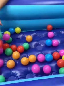 BLINGOO Plastic Ocean Balls Baby Play Ball fence ball Non-Toxic Color Ball Stress ball toys Swimming Pit Pool ball5.5cm