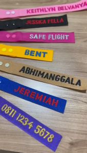 FawnG Handmade - Baggage Tag / Tag Koper custom Nama