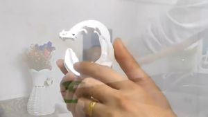 Upgrade Version Wall Mounted Shampoo Bottle Liquid Holder  Self Adhesive Bathroom organizer