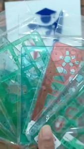 เทมเพลท Template ครบทุกแบบ เทมเพลทเขียนแบบ สถาปัตย์ ไม้บรรทัดเทมเพลท แผ่นเพลท เทมเพลทวงกลมวงรี สามเหลี่ยม สี่เหลี่ยม - Lazada