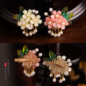 เครื่องประดับผมสไตล์โบราณสำหรับเด็ก ดอกไม้ โบว์ ตกแต่งผม ประดับผม แฟชั่น วินเทจ ทองแดงผสมสังกะสี โลหะผสม