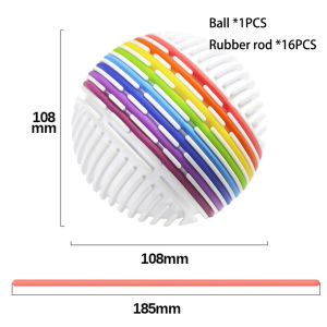 Sensory Activity Ball Color Cognition Montessori Toy Motor Skills Relaxing Stress Colored Silicone Rod Travel Toy Gift Kid Boy