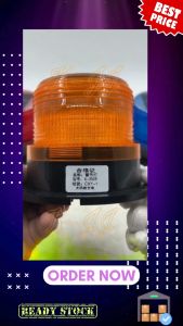 Lampu Amaran LED Suria Cas Automatik Beacon Magnetik Berkelip Lori Trak Bot Forklift Lampu Kecemasan Kalih Air