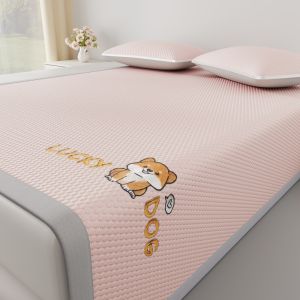 AIYUN | New Cooling Ice Silk Mattress Fitted Sheets Set