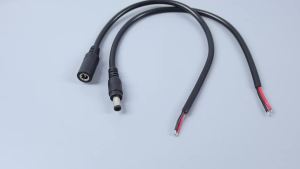 18AWG 5.5x2.1mm 5.5 * 2.1 mm DC Male Female Power Plug Cable Jack Adapter Connector 12V 10A Power Supply Cord DIY For CCTV LED
