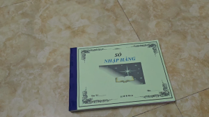 sổ nhập hàng mẫu 1