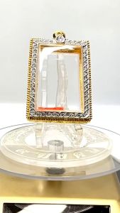 กรอบพระ"ทอง5ไมครอนฝังเพรชcz"ใส่พระสมเด็จเลือกตามขนาดพระ(+-ไม่เกิน2มิลใส่กันได้)ไม่ต้องวัดเผื่อ สวยหรู ดูแพง