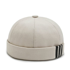 Fashion Cotton Brimless Hat Men Women Retro Skullcap Melon Docker Cap Street Hip Hop Without Visor Summer Outdoor Beanie Gorras