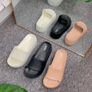Zerolimit - Sandal Slip On Wanita LYODRA Sol Tebal Sendal Selop Cewek Simple Terbaru 2025 Size 36-40
