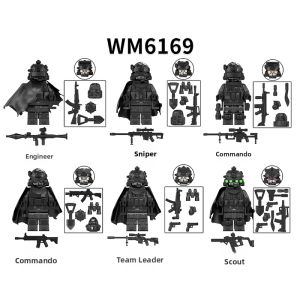 Military Special Forces Recon Assault Soldier Captain Snipers Mini Figures