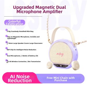 Wireless Magnetic Lavalier Microphone
