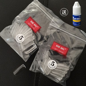 Transparent Nail Art Extension Tablets No Trace Full or Half Cover Nail Polish for Professional Nail Art Salon Use