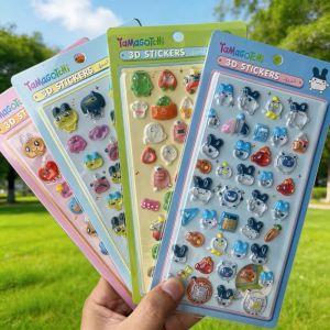 Bandai | 3D Solid Core Solid Core Sticker Cartoon Transparent Bubble Sticker for Mobile Phones Computers and Desktop Decoration Stickers