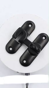 90/180 Degree Door Latches Gate Lock Zinc Alloy Right Angle Door Lock Small Sliding Door Latch Hardware for Cabinets Bathroom Barn Door Window