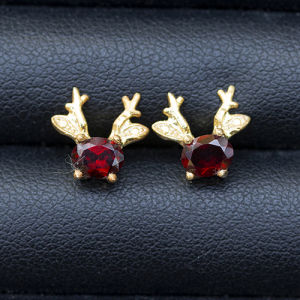 เรื่องเดียร์พลอยโกเมนจันทบูรี (Garnet) พลอยสีแดง เนื้อใส ที่มีคุณภาพ 92.5% ชุบทอง ใช้สำหรับเรื่องเดีย แท้ บ่อ จันทบูรี