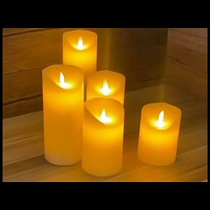 Swing Flameless LED Candle Electric Lamp Flickering Tea Light Christmas Event Party Home Decor (1 PCS)