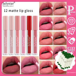 Lip Glaze Matte Lipstick Peach Lip glaze Super Stay Matte Liquid Lipstick Lipint Lip Gloss Long Wearing Waterproof M2A-P4)