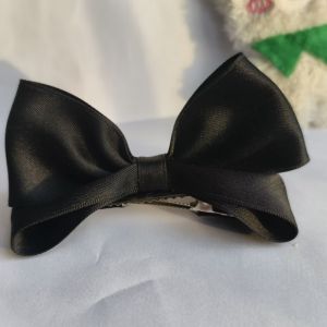 Black 3D Butterfly Knot Hair Clip Womens Simple Elegance Summer Hair Accessories Hairpins Fashionable Hair Jewelry