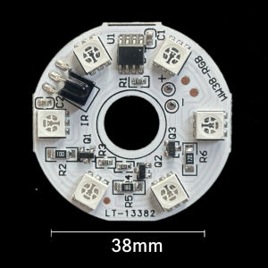 Đèn LED 5V Đèn RGB Ban 2W Nhiều Màu Sắc Chuyển Đổi 4 Chế Độ Có Công Tắc Từ Xa Không Dây Điều Khiển Bật/Tắt Để Trang Trí Ngày Lễ