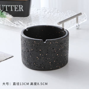 Nordic Style Ins Stylish Good-looking Cement Ashtray For Home Office Commercial Hotel Homestay Cigarette Dish Large Capacity