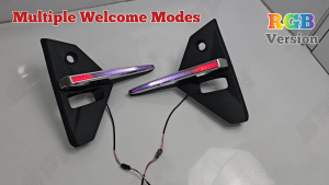 Perodua Alza D27A (2022-2026) RGB Rainbow Front Bumper LED Daylight DRL Foglamp Foglight Spotlight PNP Socket Cable Fog Lamp Fog light Spot Light All New Alza Facelift Turn Sequential Running Signal Light 2022 2023 2024 2025 2026