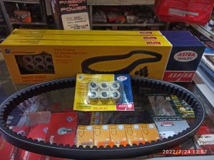 V-belt kit yamaha n-max merk aspira jaminan kualitas astra vanbelt yamaha nmax vanbelt aspira vanvbelt bando vambelt original.