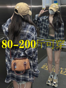 Áo Sơ Mi Kẻ Caro Dáng Rộng Mùa Hè Cho Nữ Áo Khoác Cardigan Dệt Kim Dài Tay Cổ Polo in Họa Tiết Thời Trang