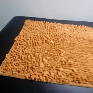 [SG STOCK] Fluffy Microfiber Chenille Floor Mat Anti Slip Water Absorbent Rug For Stylish Bathroom Kitchen Doormat