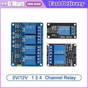 1PCS Relay Module Optocoupler Relay 5V 12V Relay Output 1 2 4 Channel Trigger Board Shield Compatible with Arduino