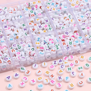 Acrlyic Flat Beads DIY Hand Chain Material Handmade String Beads Shoe Mobile Phone Chain Necklace Pendant Accessories