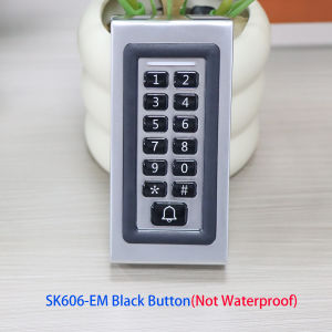RFID Metal Access Control Keypad Waterproof Rainproof Cover Outdoor Door Opener Electronic Lock System K7612 K7612N