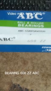 BEARING 608 ZZ MEREK ABC ASB BBC HARGA 10 PCS