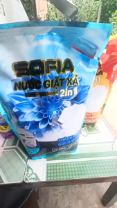 Nước giặt xả dạng túi 2in1 3kg | GỐC THỰC VẬT AN TOÀN DA TAY DA TRẺ NHỎ CHỐNG ẨM MỐC