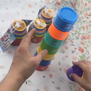 ถ้วยเรียงซ้อนเสริมพัฒนาการ ฝึกสมาธิ เล่นได้หลากหลาย