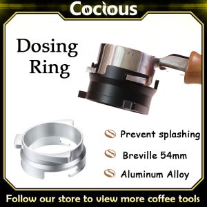 Cocious 54mm Dosing Ring Aluminum Alloy Compatible for Breville Sage 8 Series 870/875/878/880 BES Portafilter Coffee Grinder