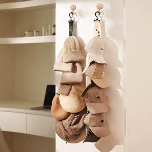Hat Hanger Organizer The Door Hat Rack for Closet Foldable Cap Storage Holder for Baseball Caps Beanies Scarves