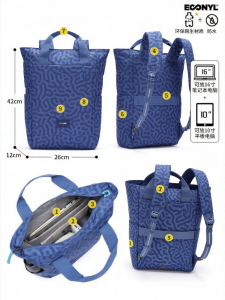 Pacsafe | Waterproof Wear-resistant Anti-theft Backpack for Hiking and Trekking