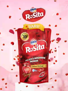 NEW! BRM Rosita Pelicin dan Pengharum Pakaian Refill 800 ml